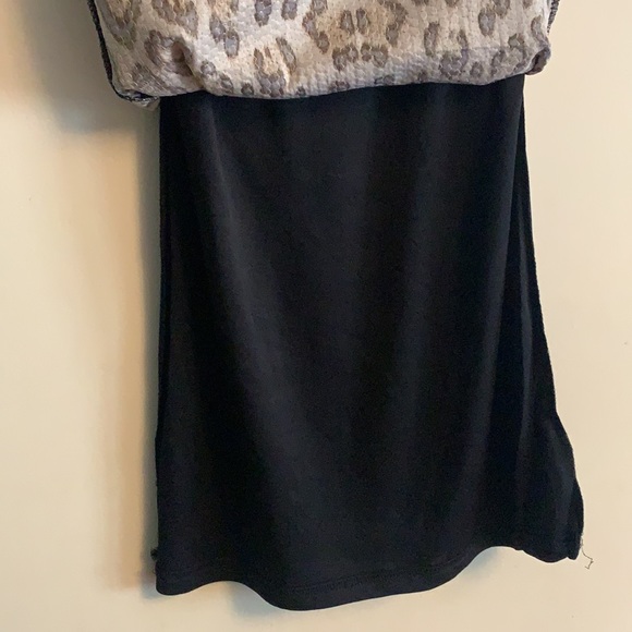 Leopard sequin body con dress - Picture 3 of 3